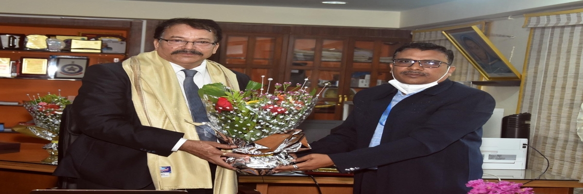 Welcome of  the New Vice-Chancellor Prof. Karbhari Kale