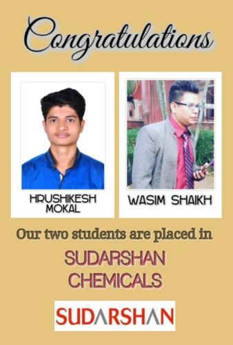 Sudarshan Chem places students